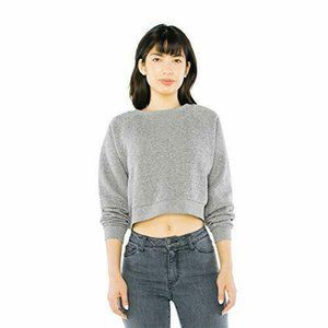NWT American Apparel Fleece Crop